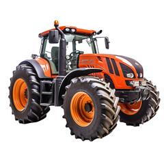 Obraz premium tractor isolated on white