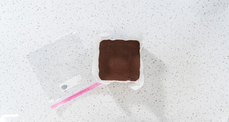 Homemade plain fudge