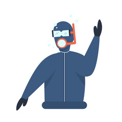 diver of professions character outline Icons