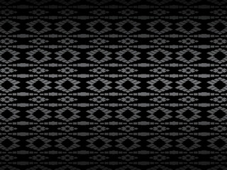 Black metal texture steel background. Perforated metal sheet.