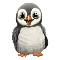 Obraz premium Cute Penguin cartoon style
