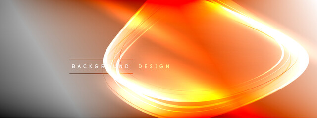 Vector abstract background - liquid transparent bubble shapes on fluid gradient with shadows and light effects
