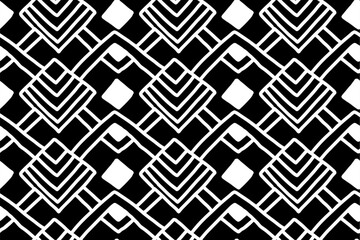 Handdrawn doodle abstract seamless pattern background