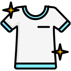 Shirt icons, are often used in design, websites, or applications, banner, flyer to convey specific concepts related to fashion