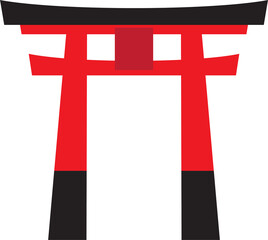 Obraz premium The Japanese elements icon for decoration concept