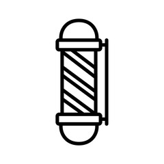 barber pole icon design vector template
