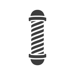 barber pole icon design vector template
