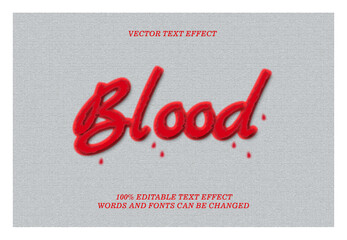 Editable text effect