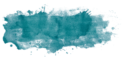 Green watercolor background. Artistic hand paint. Isolated on transparent background.