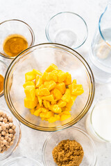 Mango boba smoothie