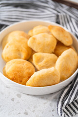 Homemade naan dippers