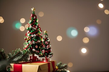 Twinkle Lights on Christmas Decor"