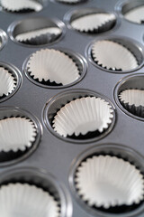 Mini Vanilla Cupcakes with Pink Buttercream Frosting