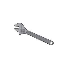 a wrench with a gray color that is sturdy and strong