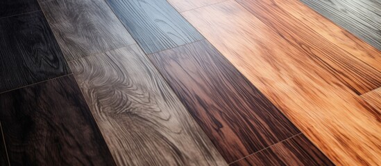 Linoleum's natural texture and wood's artificial color are attractive and trendy.