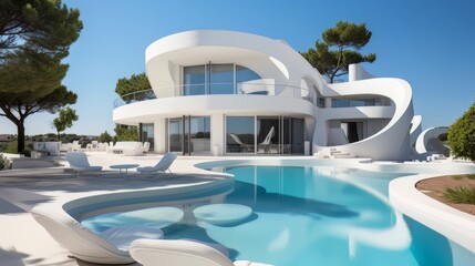 swimming pool in the resort