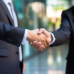 business people shaking hands