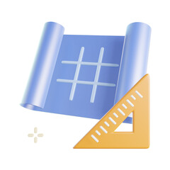 Project Design Innovation Creative Blue Print