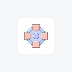 Travel Lifeguard Awesome Outline Icon Travel And Tour Icon, Tourism Icon, Exploring World Icons