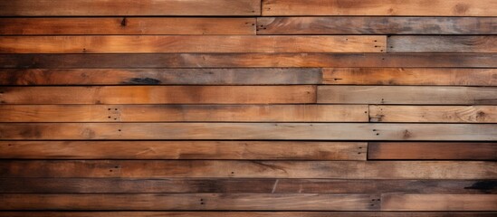 Naklejka premium Texture and background of wooden wall.