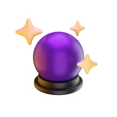 Purple Crystal Ball