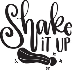 Funny Baking, Funny Kitchen lettering Quotes. Handwritten lettering quote about food and cooking. Vector illustration