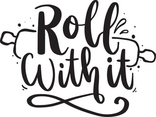 Funny Baking, Funny Kitchen lettering Quotes. Handwritten lettering quote about food and cooking. Vector illustration