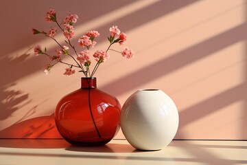 White vase, generative ai