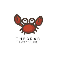 Crab Seafood Mascot Character Logo