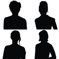 silhouette of people
