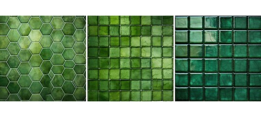 vintage green tile background texture illustration decoration style, wall blue, surface backdrop vintage green tile background texture - obrazy, fototapety, plakaty