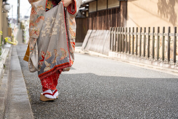 京都祇園の舞妓のイメージ - obrazy, fototapety, plakaty