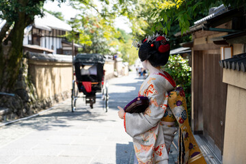 京都祇園の舞妓のイメージ
