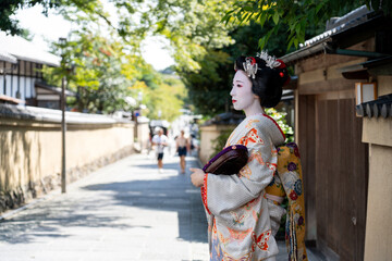 京都祇園の舞妓のイメージ