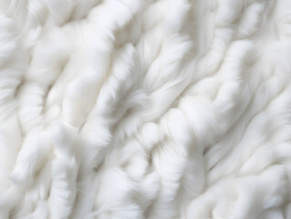 close up of white wool background.