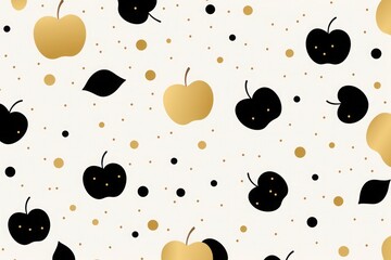 seamless background with apples, seamless pattern with easter eggs