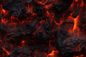 hot lava flow architectural interior background wall texture pattern seemless - obrazy, fototapety, plakaty