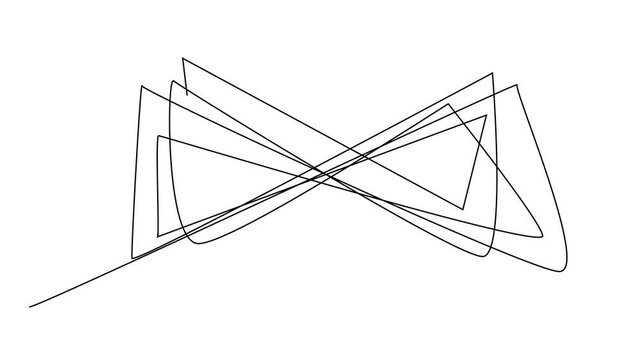 Continuous Line Infinity Icon, Monoline moebius symbol, One Line Limitless Silhouette, Infinite Sign, Eternity Endless Shape, Infinity 
