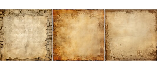 grunge old page background texture illustration empty design, aged backdrop, abstract retro grunge old page background texture