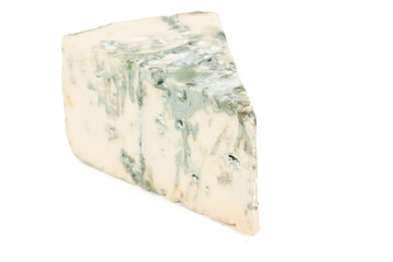 Blue cheese isolated on white