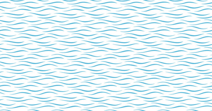 Seamless pattern with hand-drawn water ripples