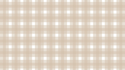 Beige plaid fabric texture as a background