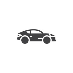 Sport car vector icon