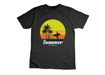 summer surfing t shirt