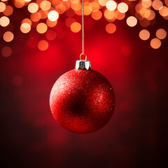 Fototapeta premium christmas background with balls