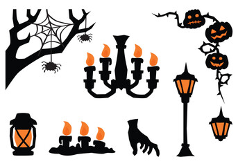 Halloween decoration sticker - 646693687