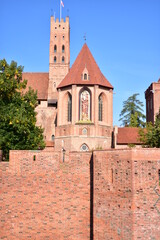 Zamek Krzyżacki w Malborku, największy na świecie, Polska, gotycki, ceglany, © Albin Marciniak
