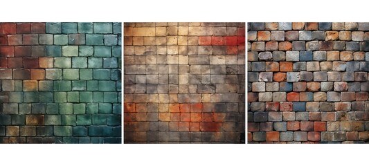 old tiled wall background texture illustration surface design, architecture gray, grunge rough old tiled wall background texture