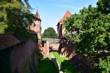 Zamek Krzyżacki w Malborku, największy na świecie, Polska, gotycki, ceglany, © Albin Marciniak
