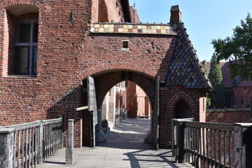 Zamek Krzyżacki w Malborku, największy na świecie, Polska, gotycki, ceglany, © Albin Marciniak